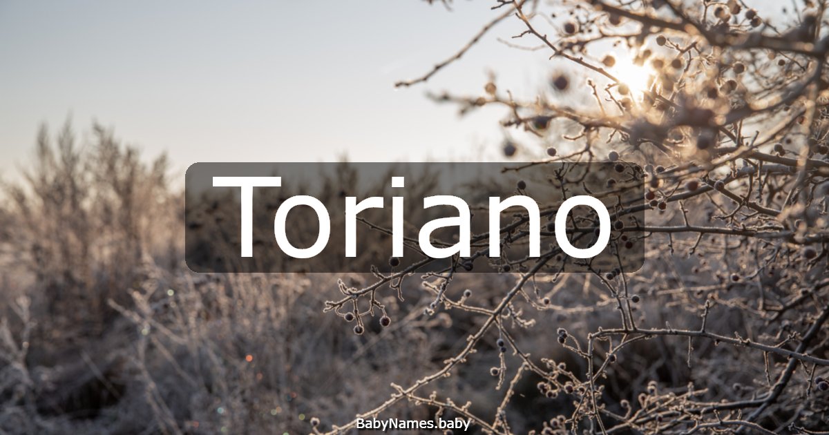 Toriano