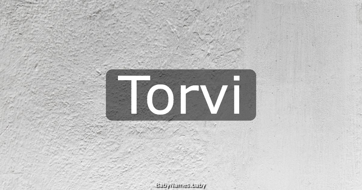 Torvi