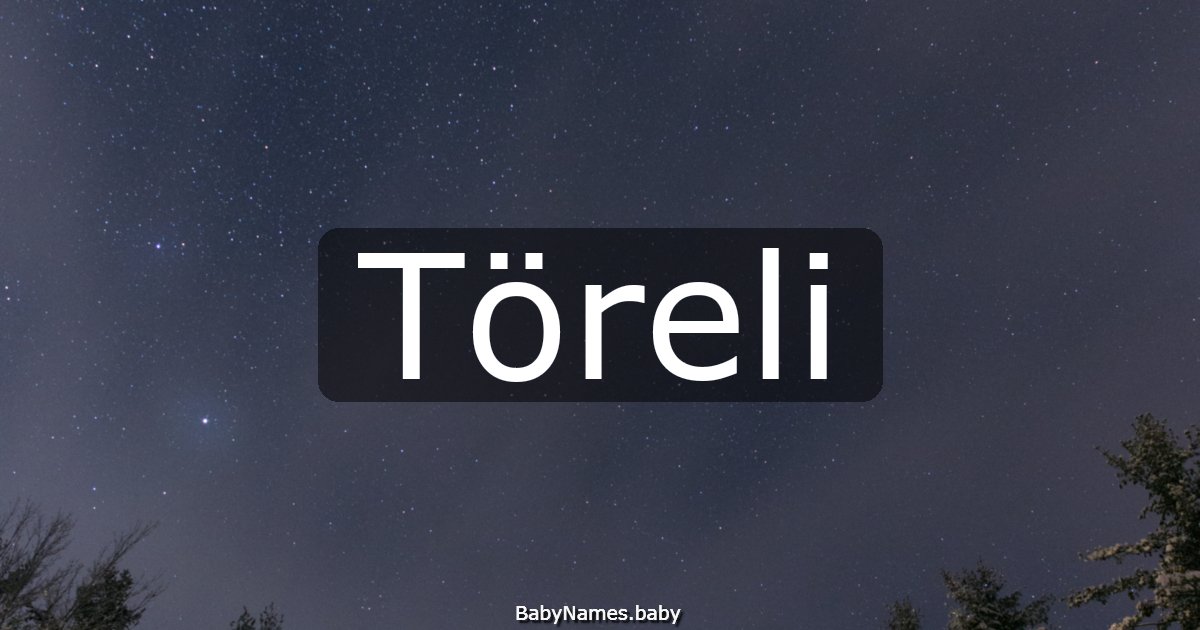 Töreli