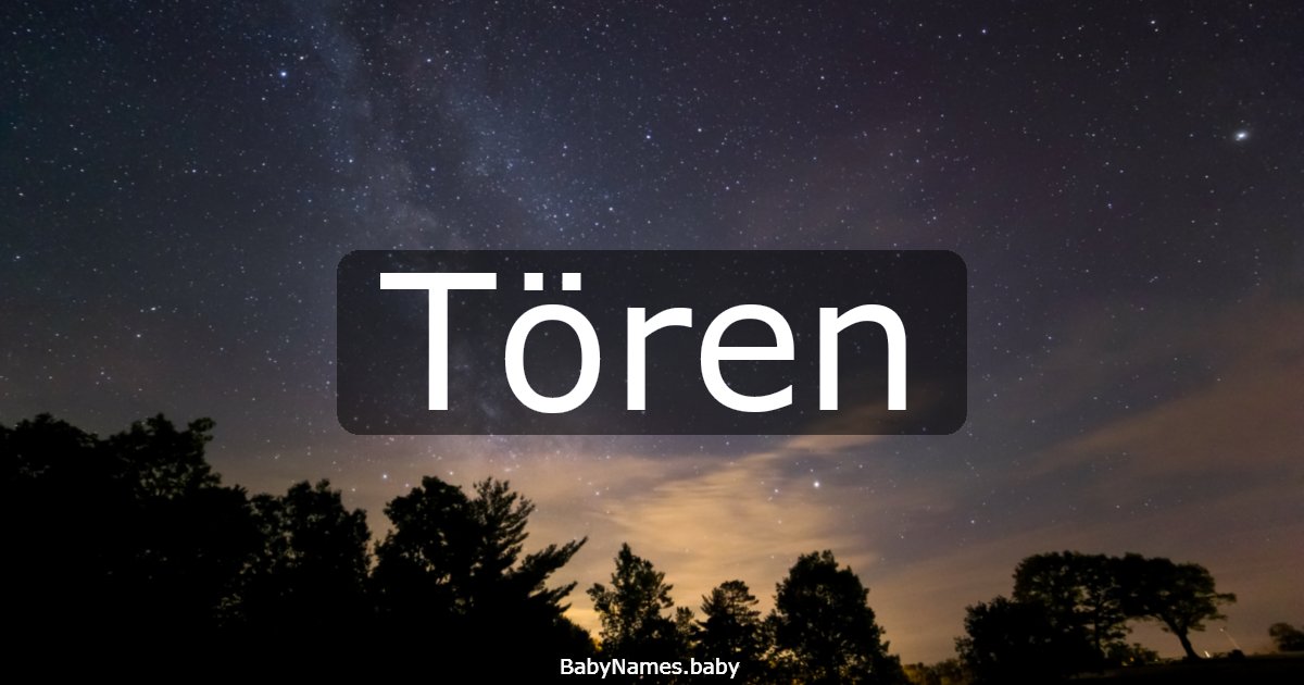 Tören