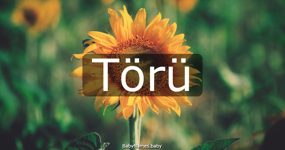 Törü
