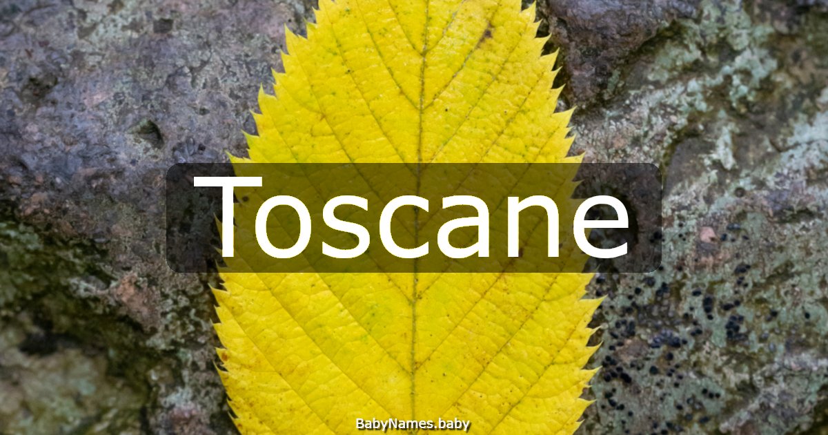Toscane