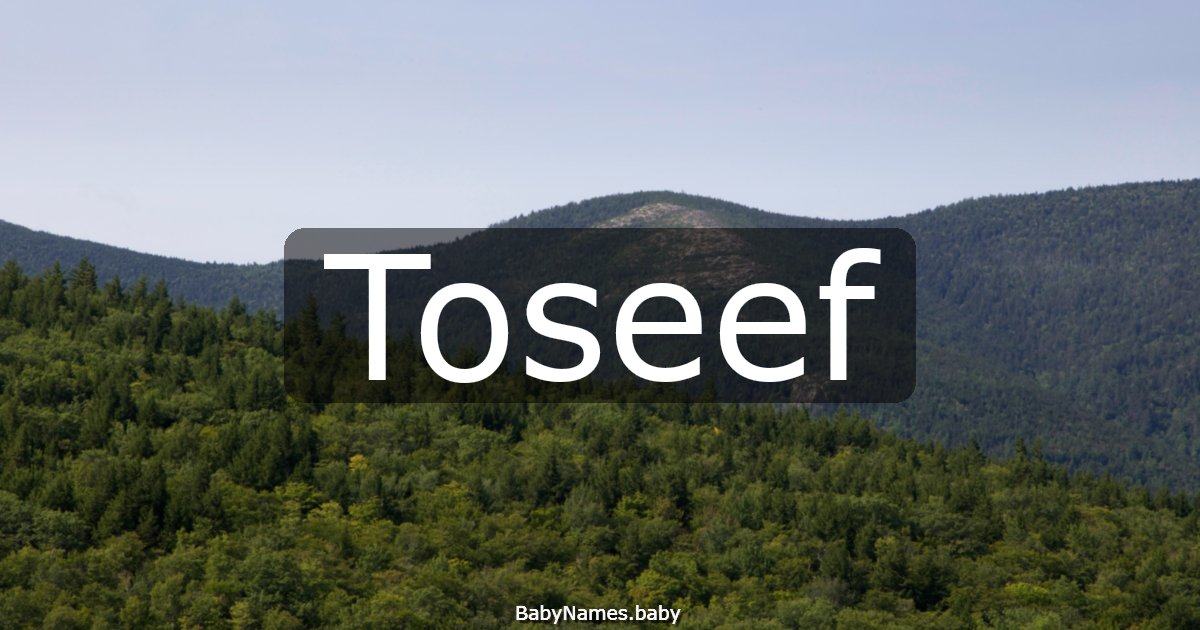Toseef