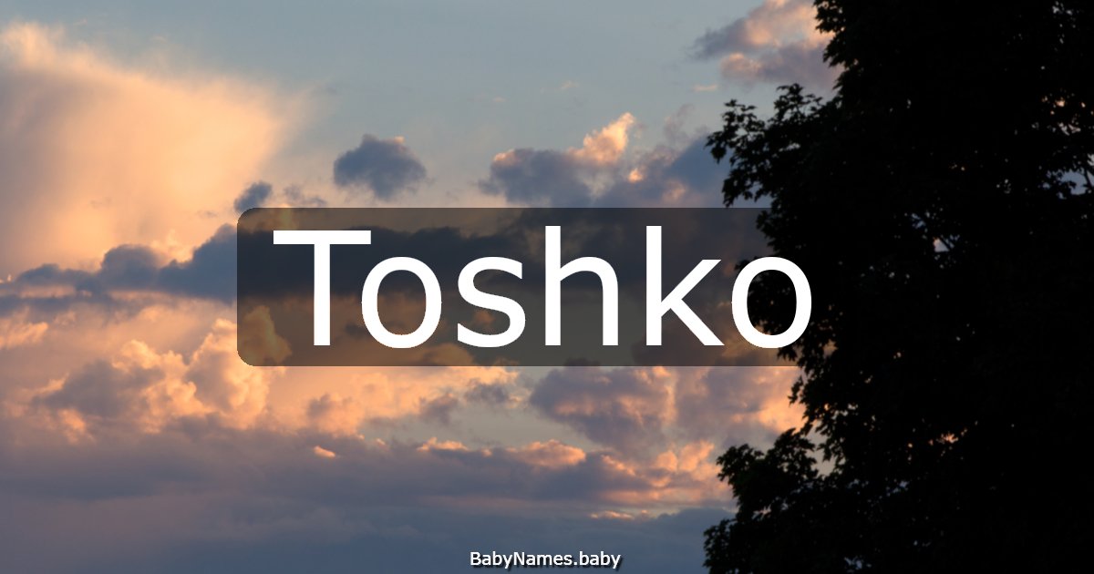 Toshko
