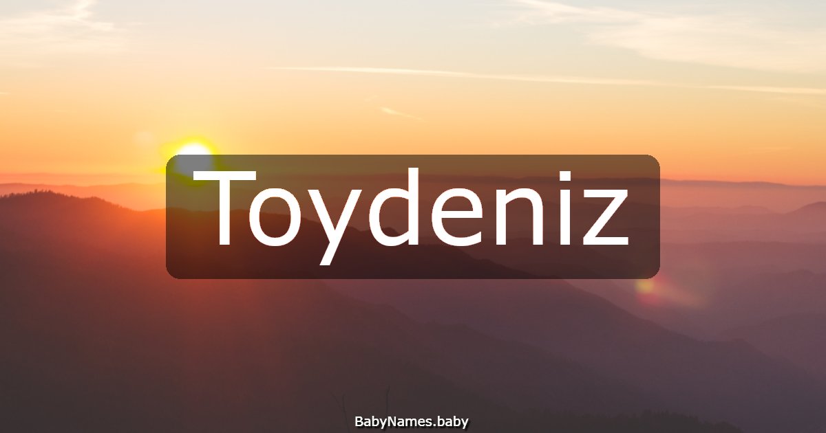 Toydeniz