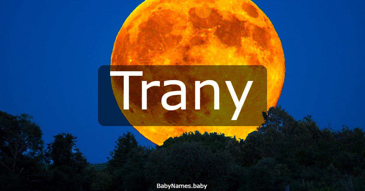 Trany