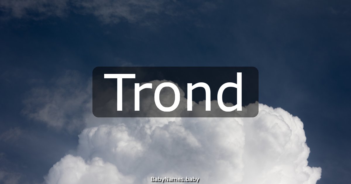 Trond