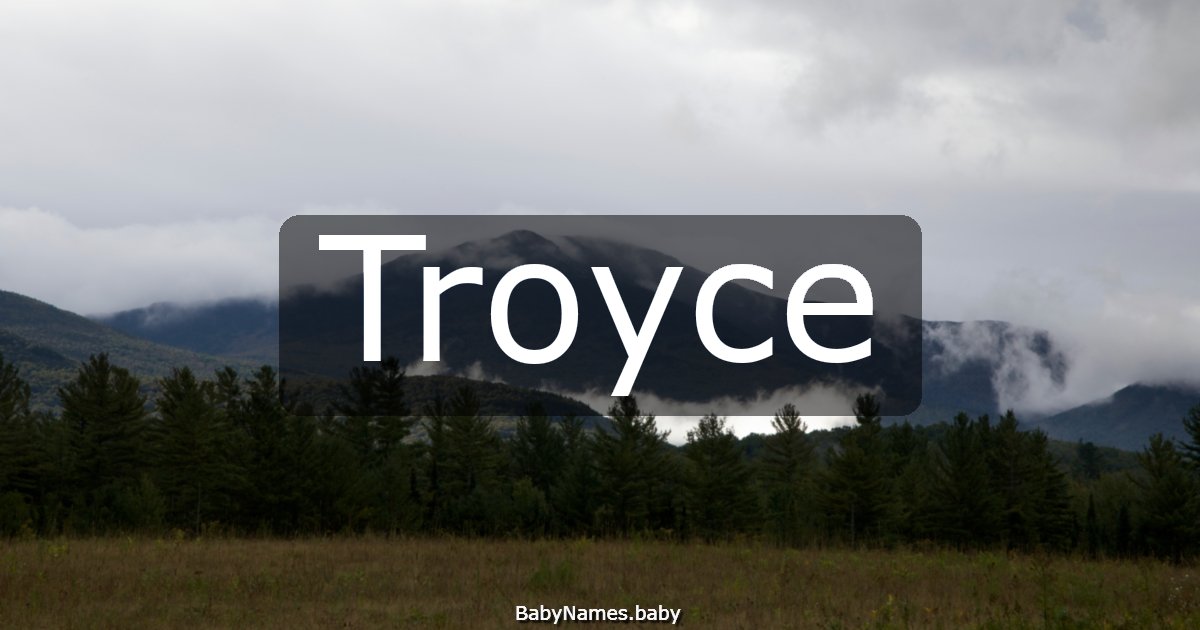 Troyce