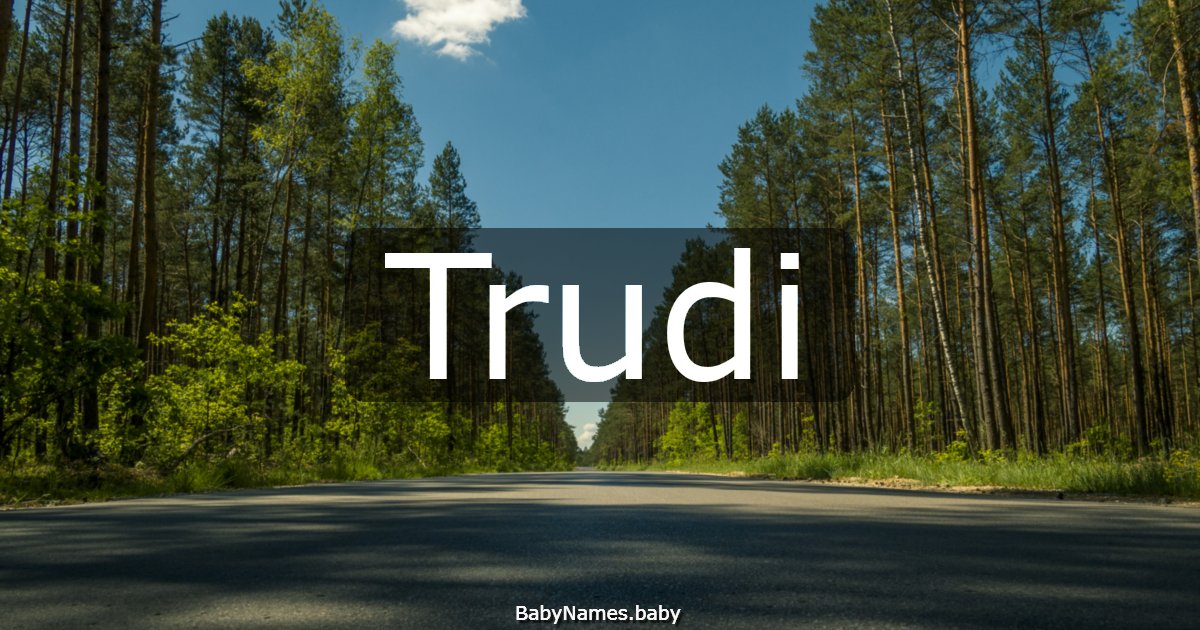 Trudi