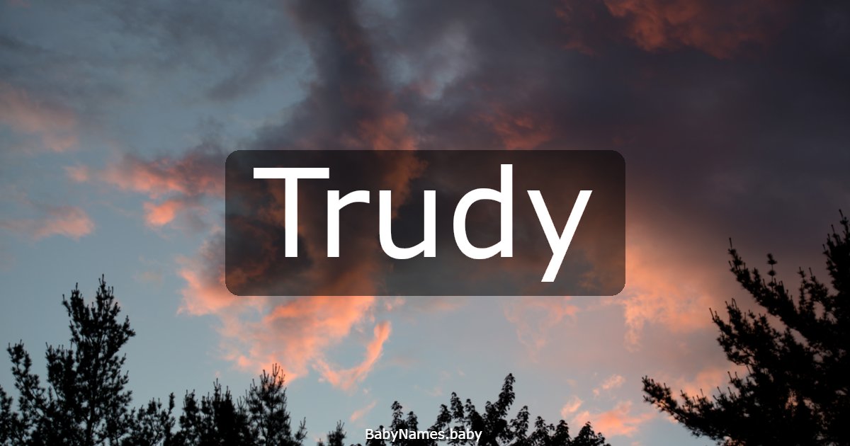 Trudy