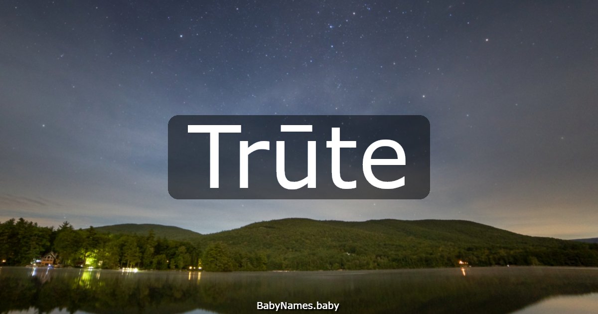 Trūte