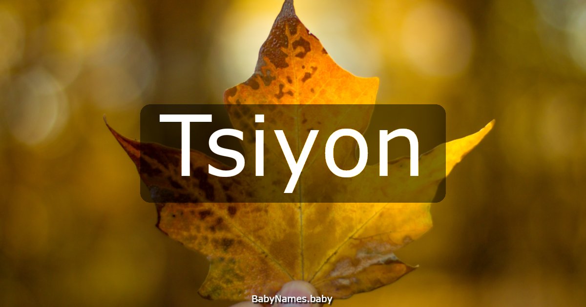 Tsiyon