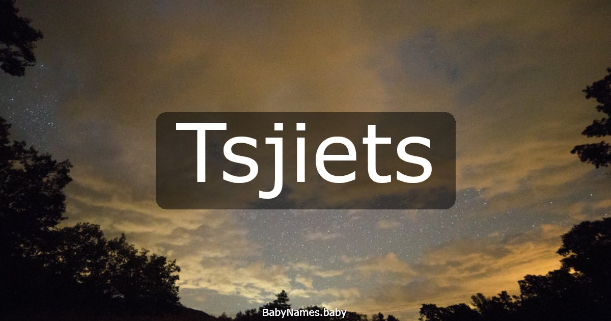 Tsjiets
