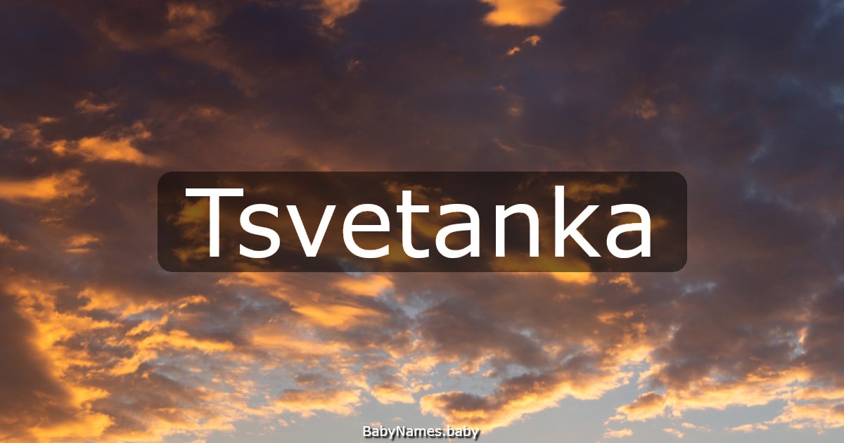 Tsvetanka