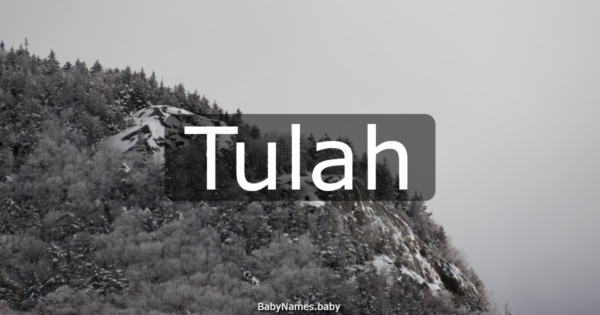 Tulah