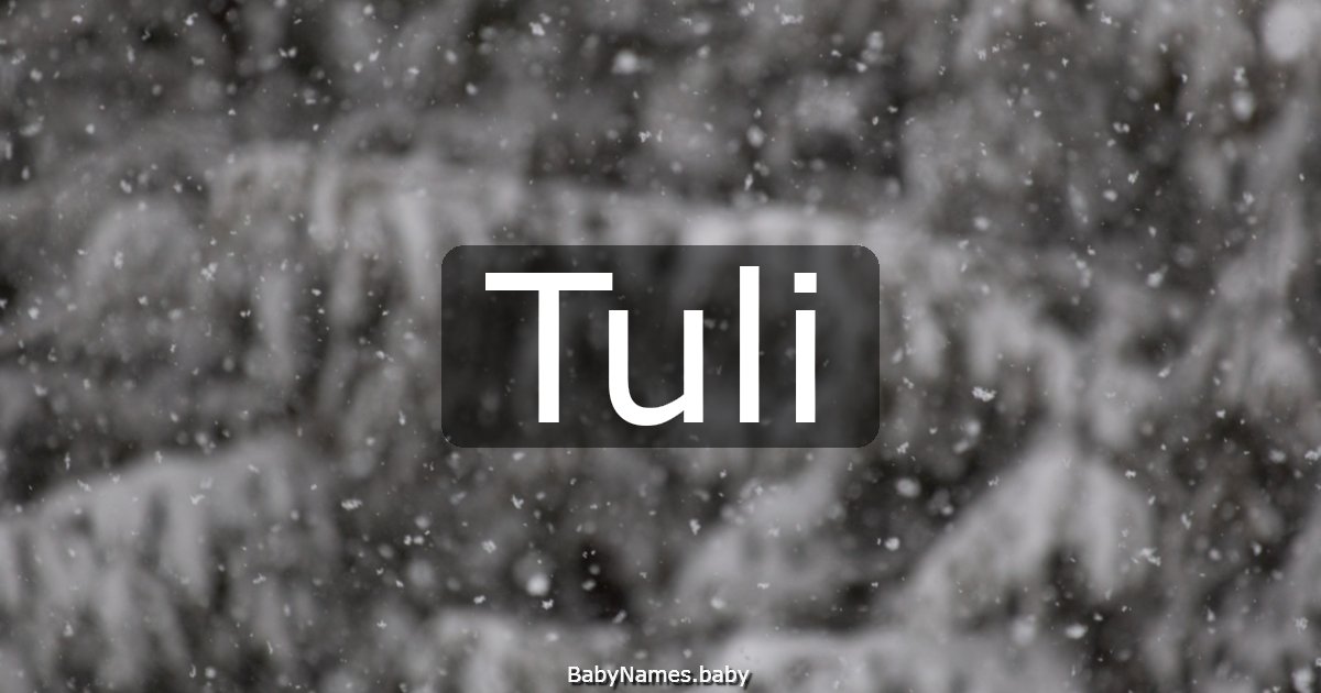 Tuli