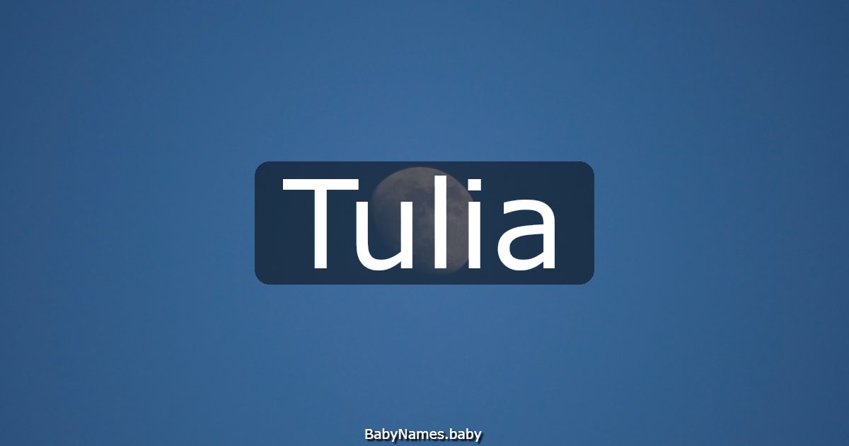 Tulia