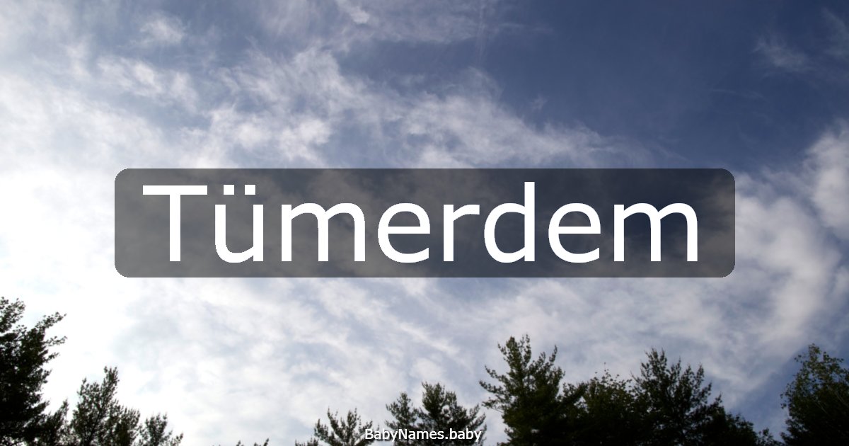 Tümerdem
