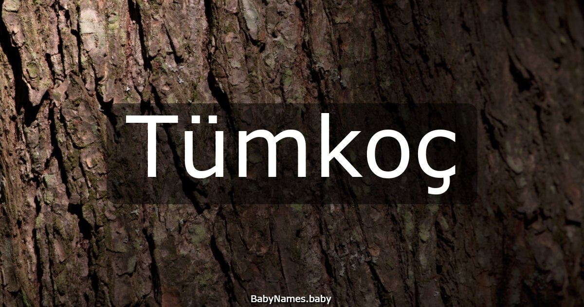 Tümkoç