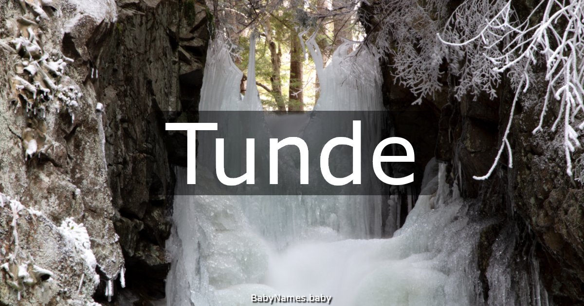 Tunde