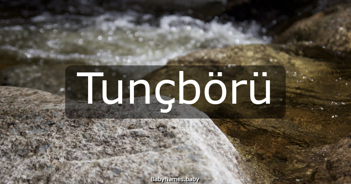 Tunçbörü