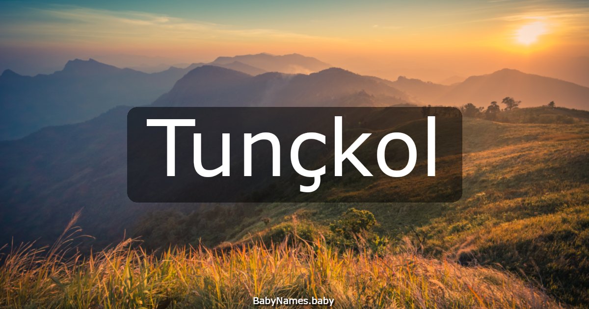 Tunçkol