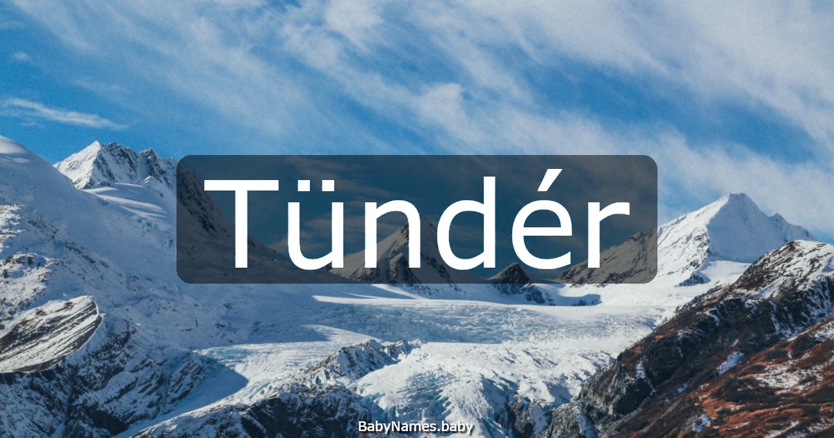 Tündér