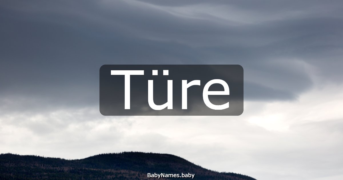 Türe