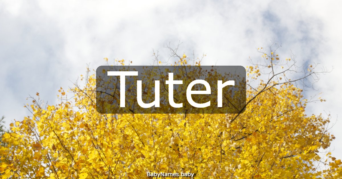 Tuter