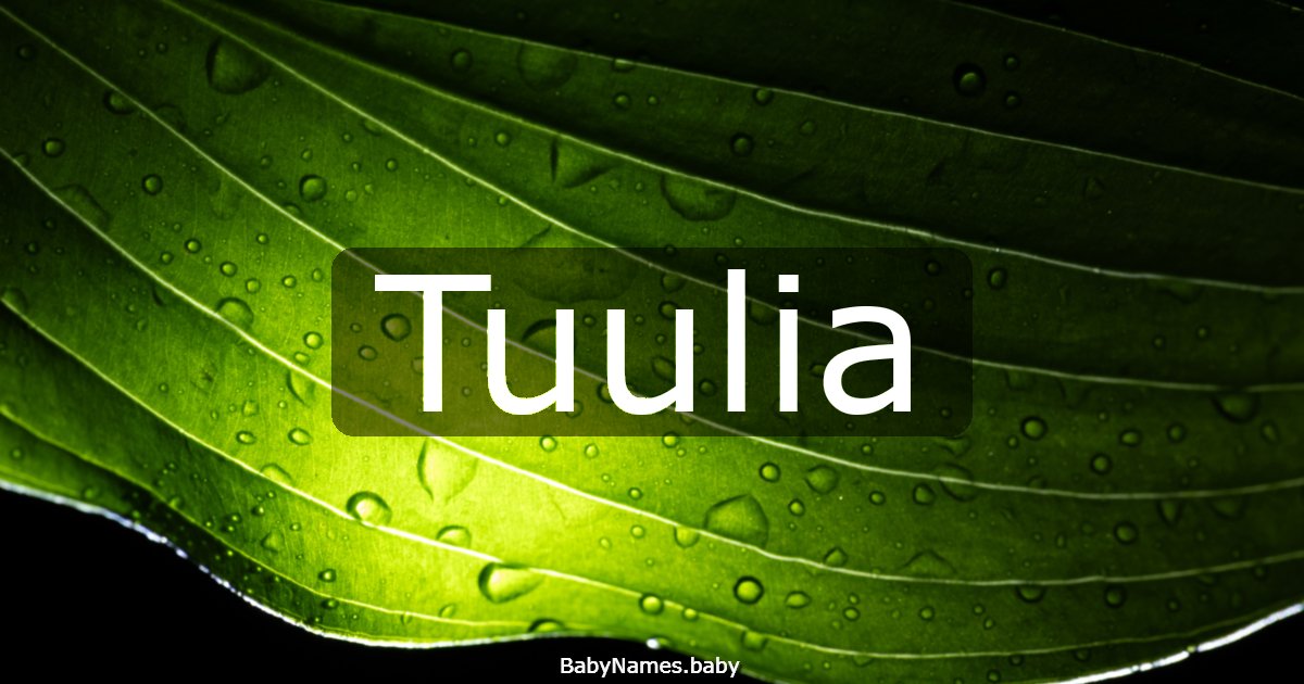 Tuulia