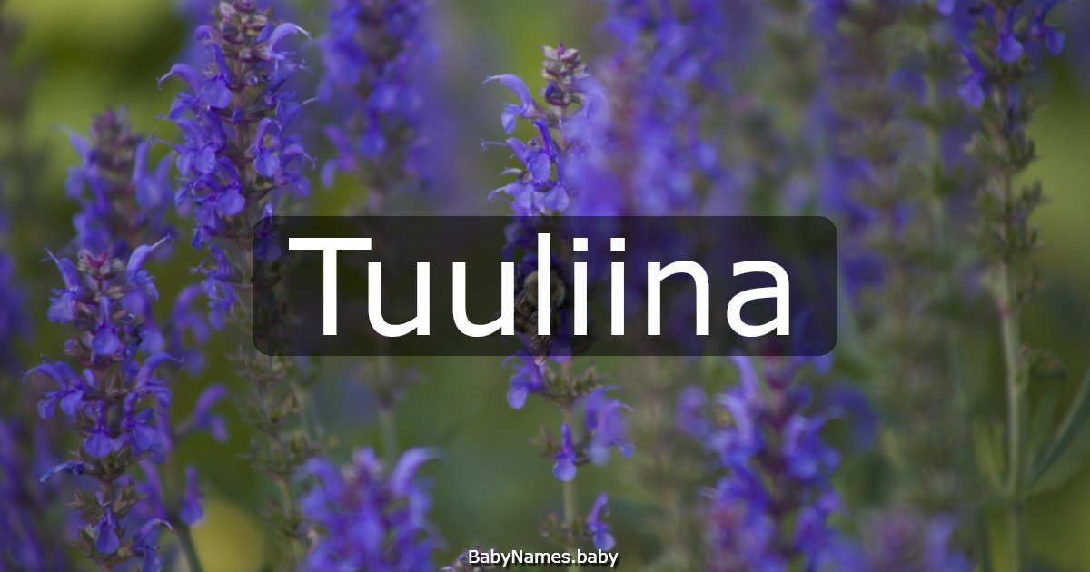 Tuuliina