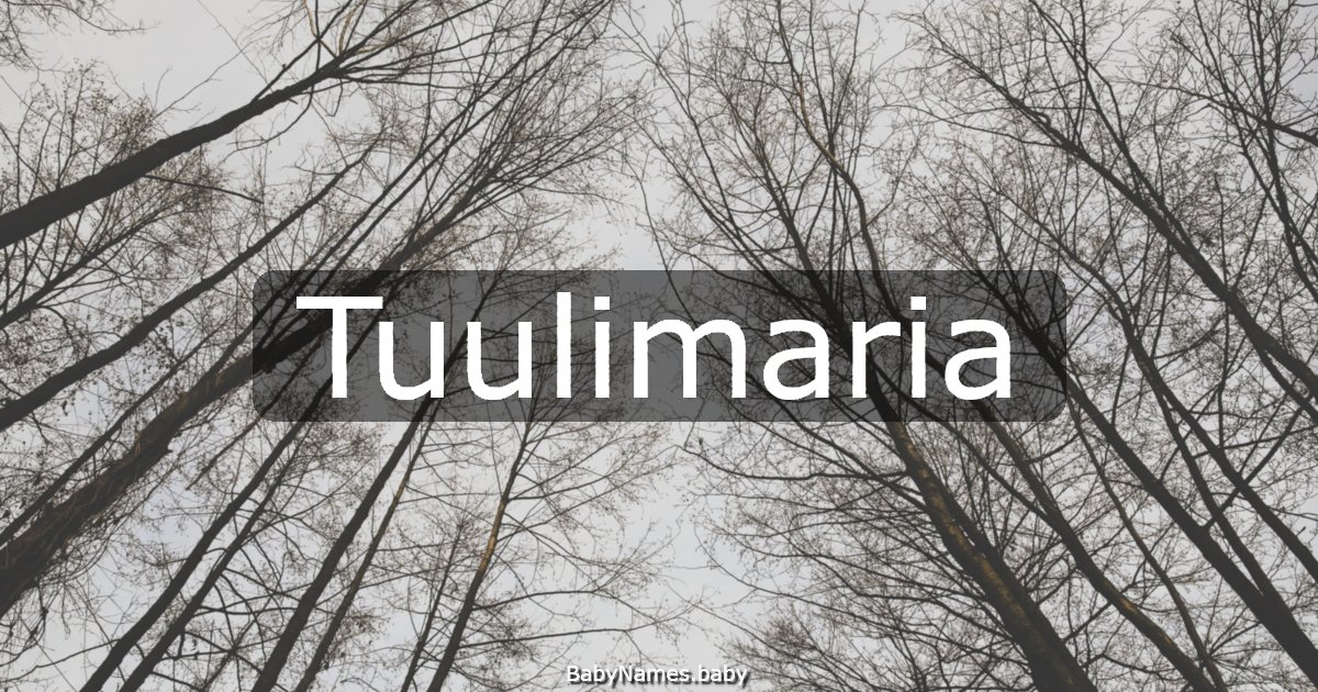 Tuulimaria
