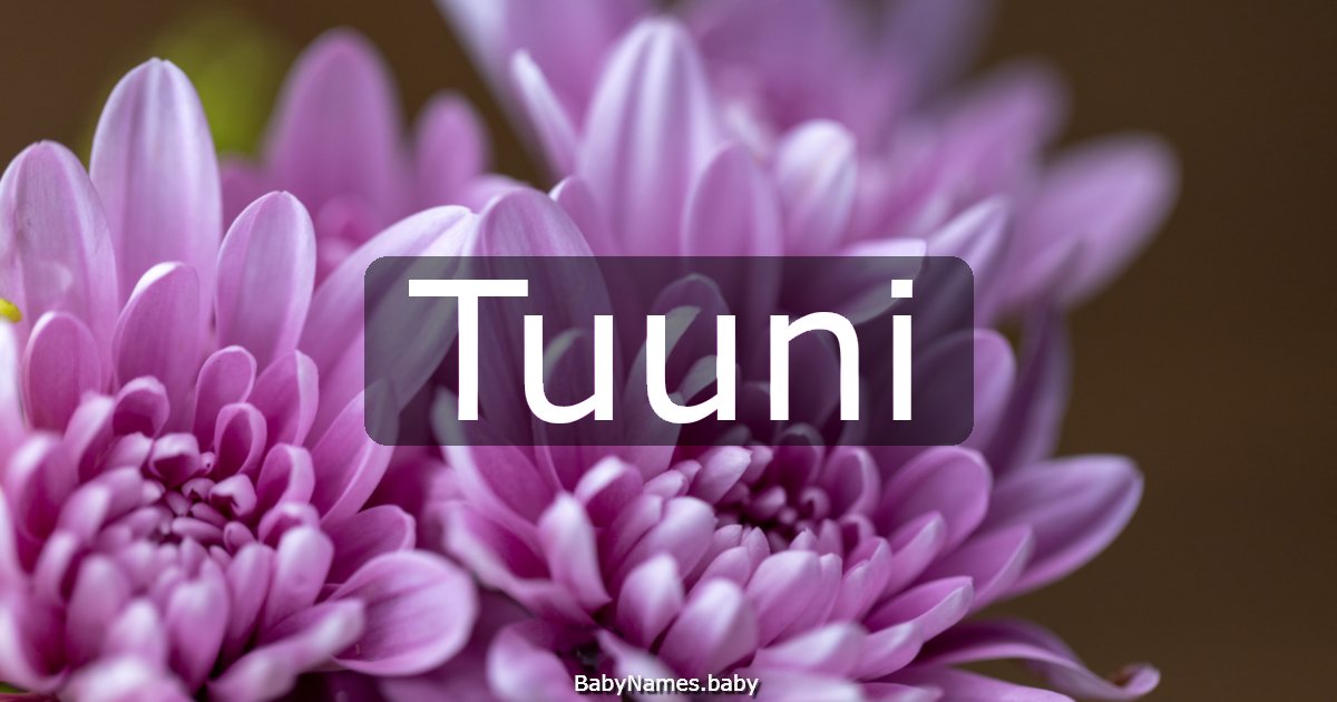 Tuuni