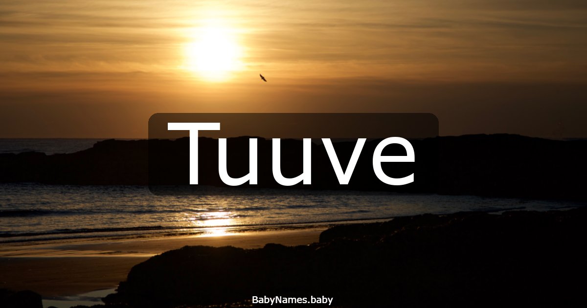 Tuuve