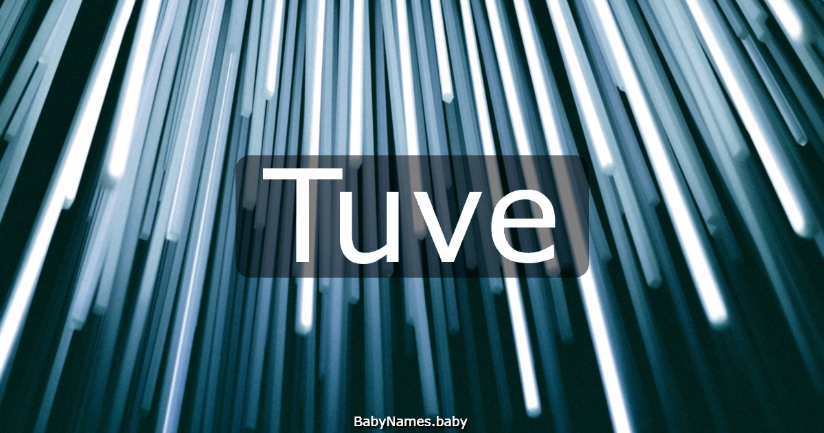 Tuve