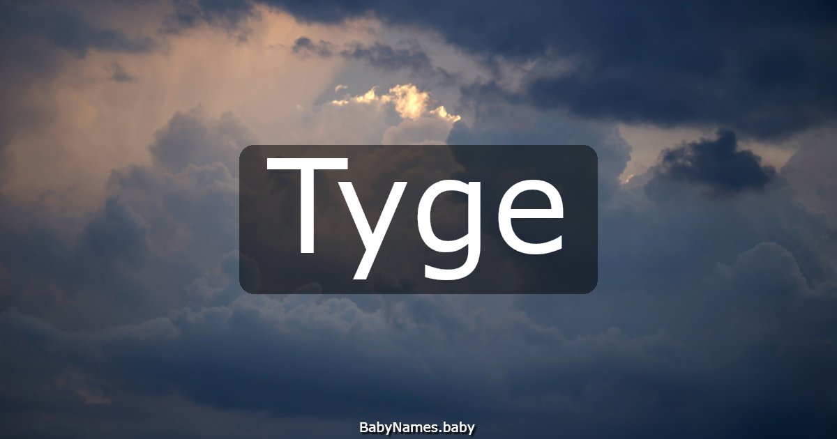Tyge