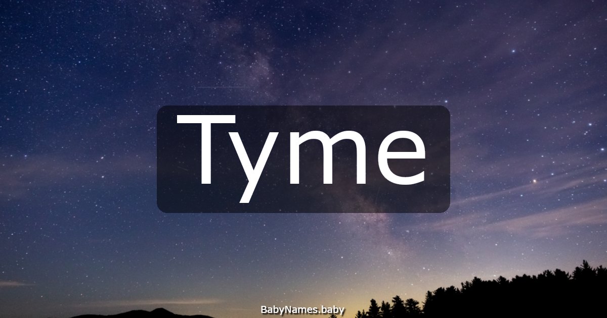 Tyme