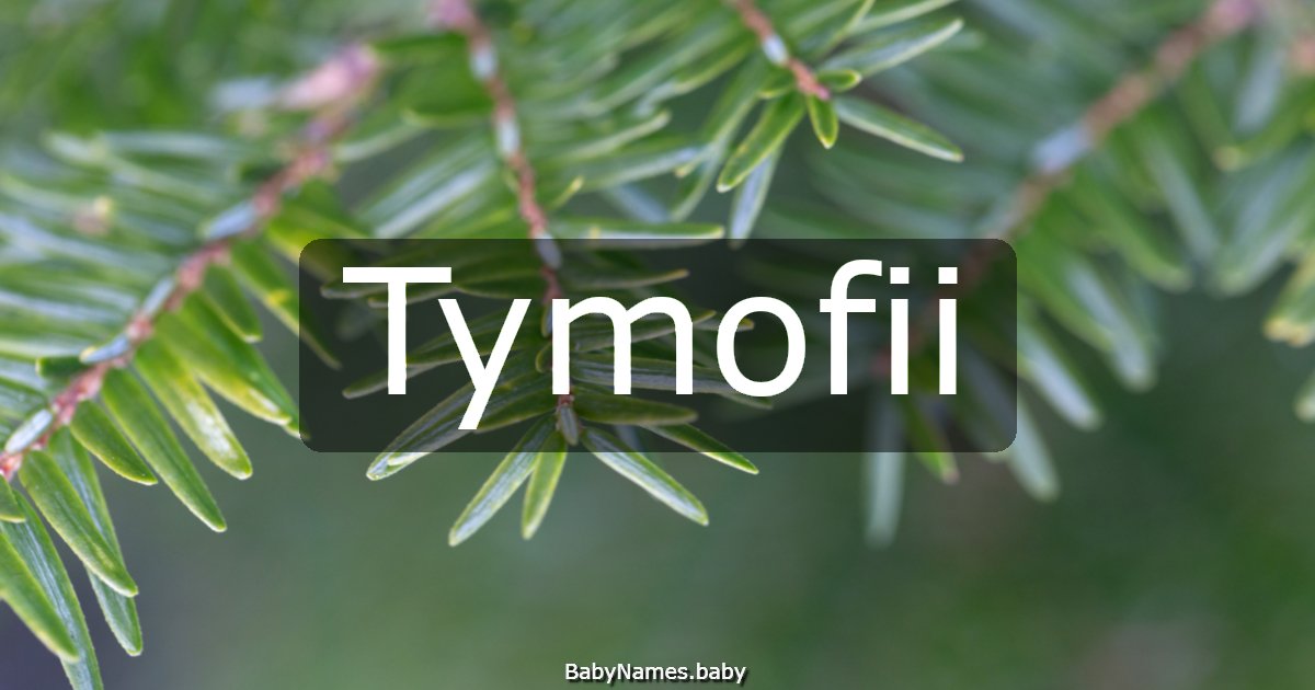 Tymofii