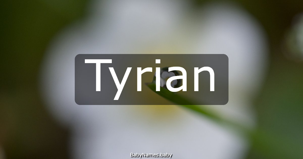 Tyrian