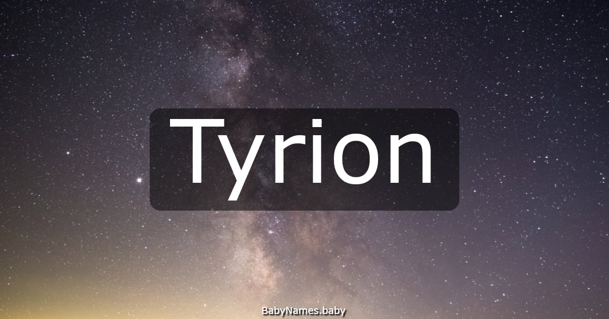 Tyrion