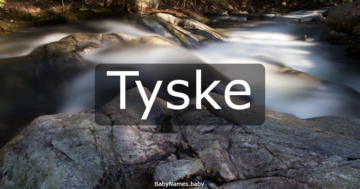 Tyske