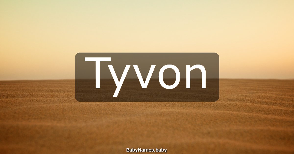 Tyvon