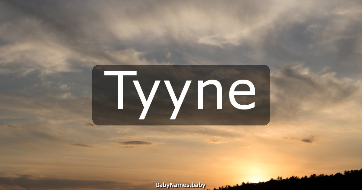 Tyyne