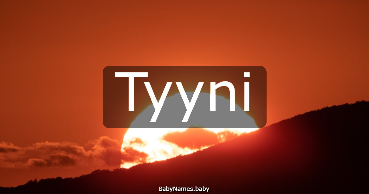 Tyyni