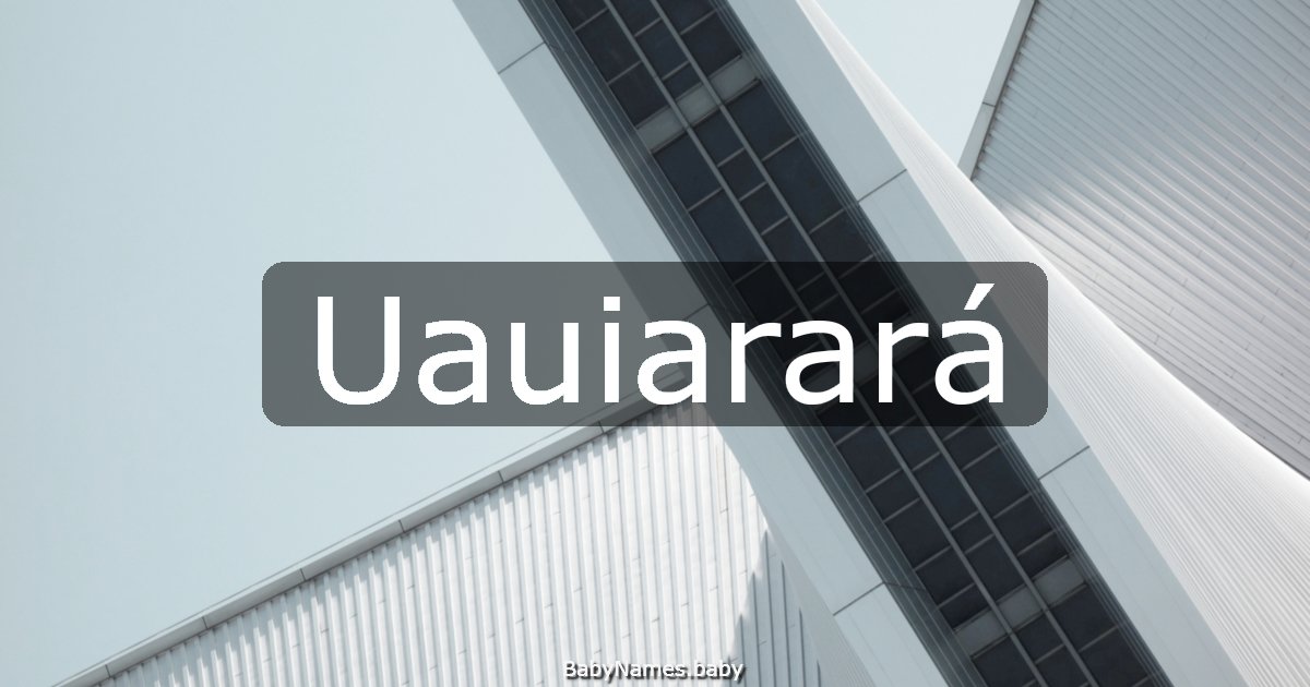 Uauiarará