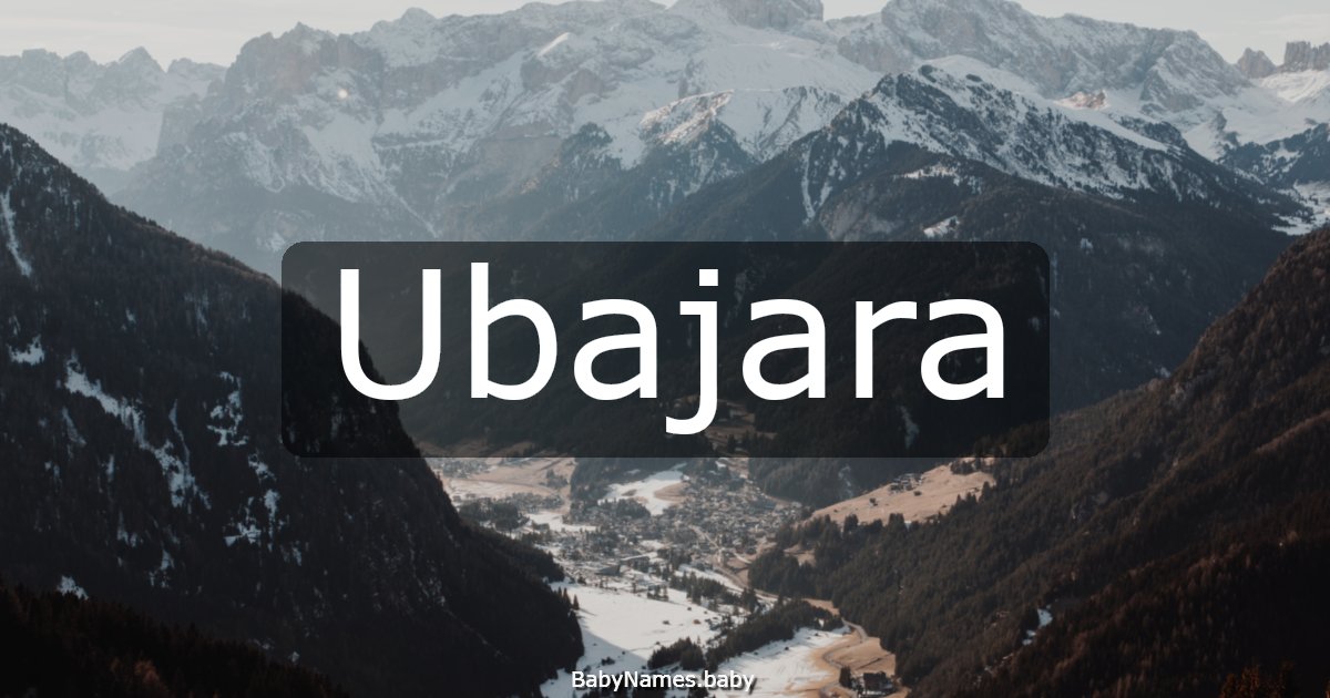 Ubajara
