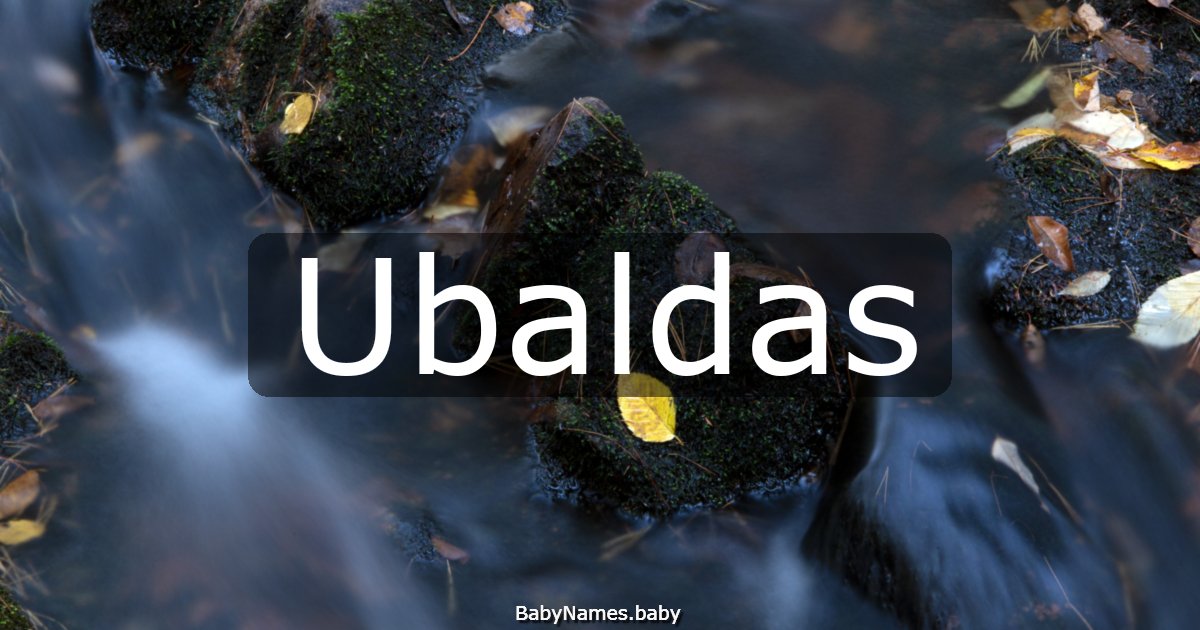 Ubaldas