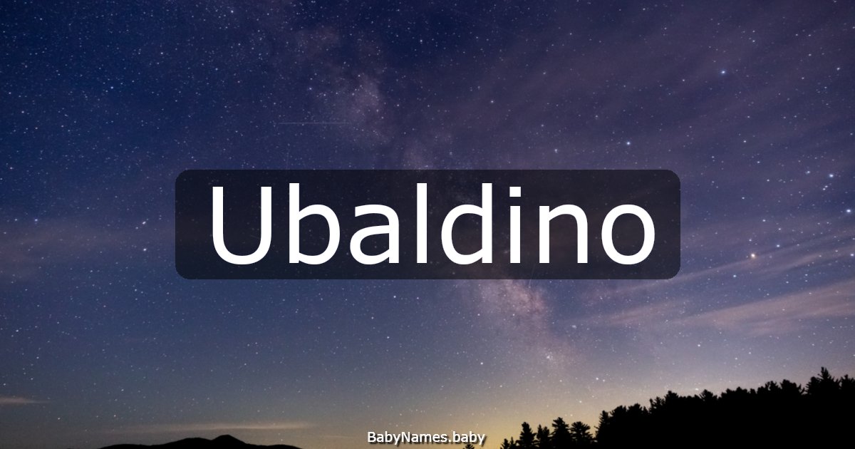 Ubaldino