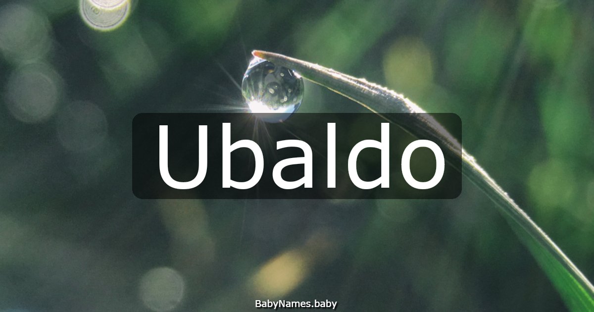 Ubaldo