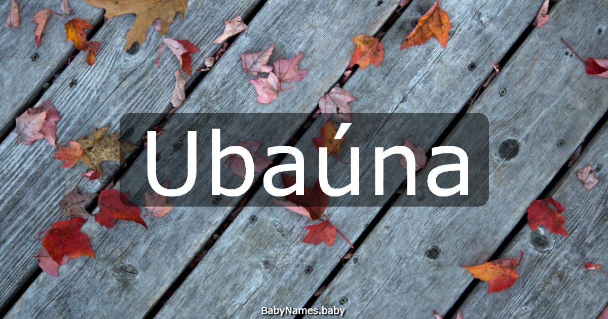 Ubaúna